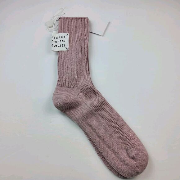 Maison Margiela Ribbed Soft Cashmere Socks - Picture 4 of 7